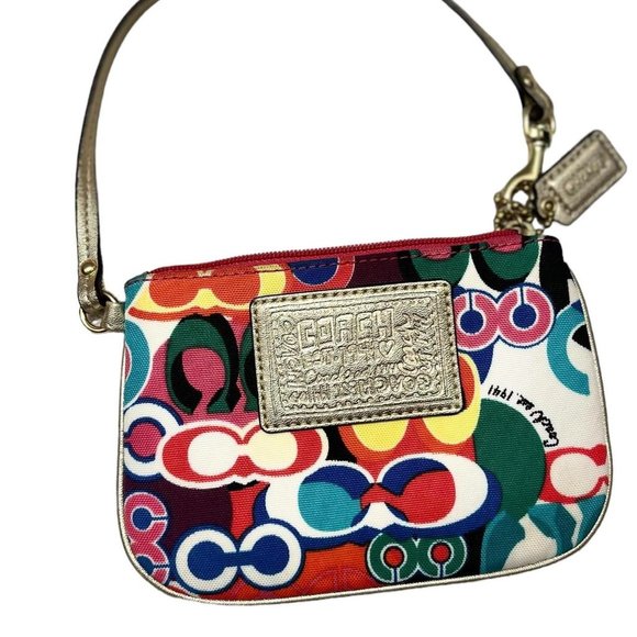 COACH Poppy Pop C wristlet bag - Picture 1 of 4